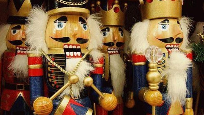 Nutcrackers at the Germania Society Christkindlmarkt.