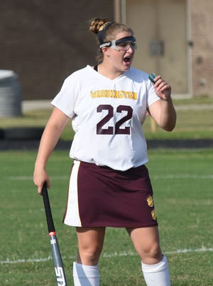 Kelsey Hicks was the Bayside Conference's Defensive Player of the Year in 2015.