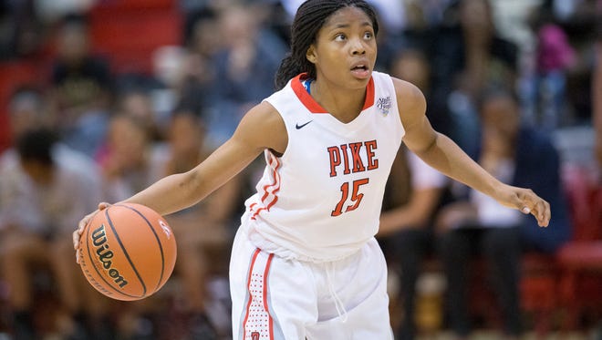 FILE – Angel Baker scored 20 in Pike's win over Beech Grove on Tuesday.