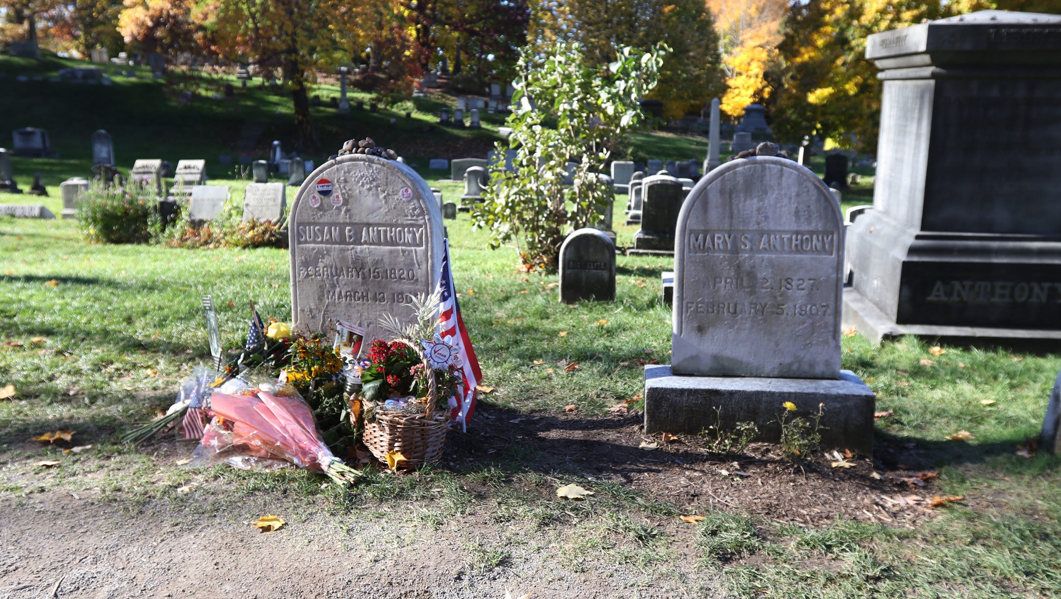 Susan B Anthony Grave Attracts Hundreds