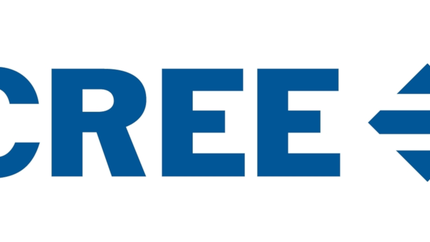 Cree's corporate logo, blue on white.