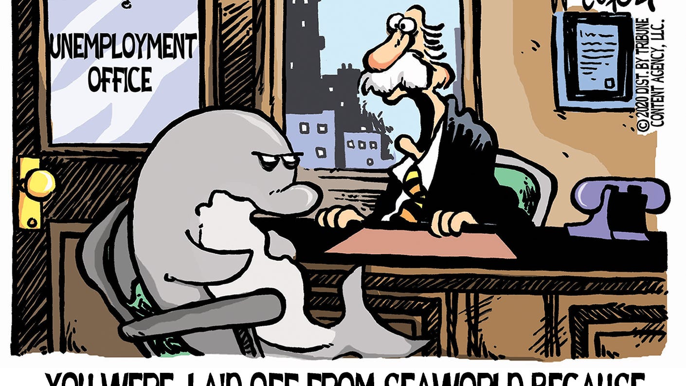 Weatherford cartoon: Pandemic unemployment