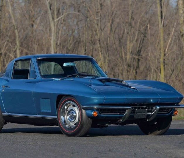 This Chevrolet Corvette, unrestored and cared for for years by a Vietnam vet, is headed to auction