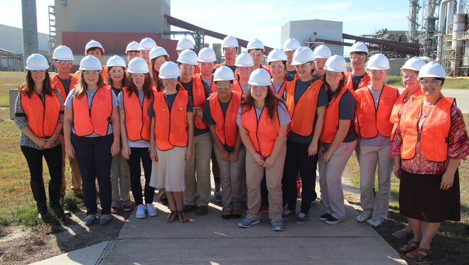 Plainview High School juniors and seniors toured RoyOMartin's Martco plant in Allen Parish as part of Manufacturing Day on Oct. 21.