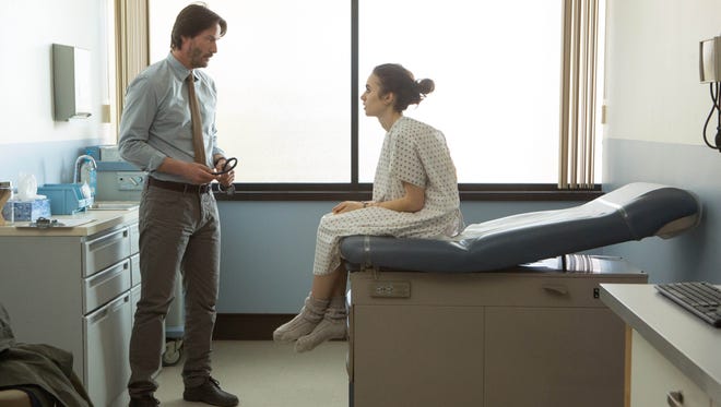 Dr. William Beckham (Keanu Reeves) takes on the anorexic Ellen (Lily Collins) as his patient in dark comedy 'To the Bone.'