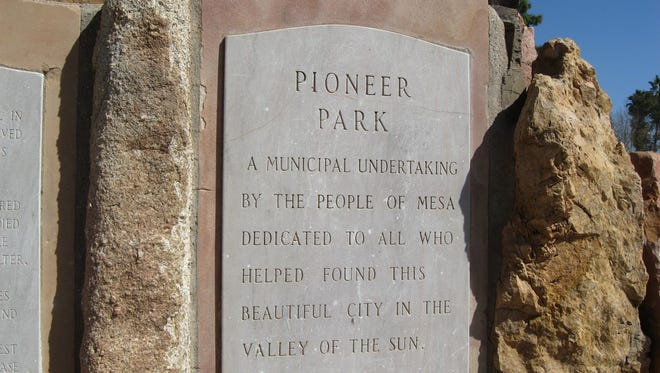Pioneer Park in Mesa.