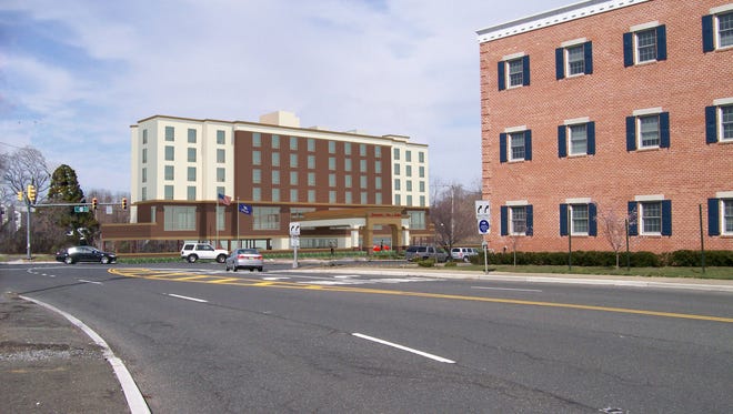 Plans for a Hampton Inn along the Navesink River in Red Bank are back before town government.