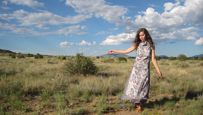 Artist Anya Dikareva immersed herself in the desert landscape of Carrizozo during her Artist in Residence stay.