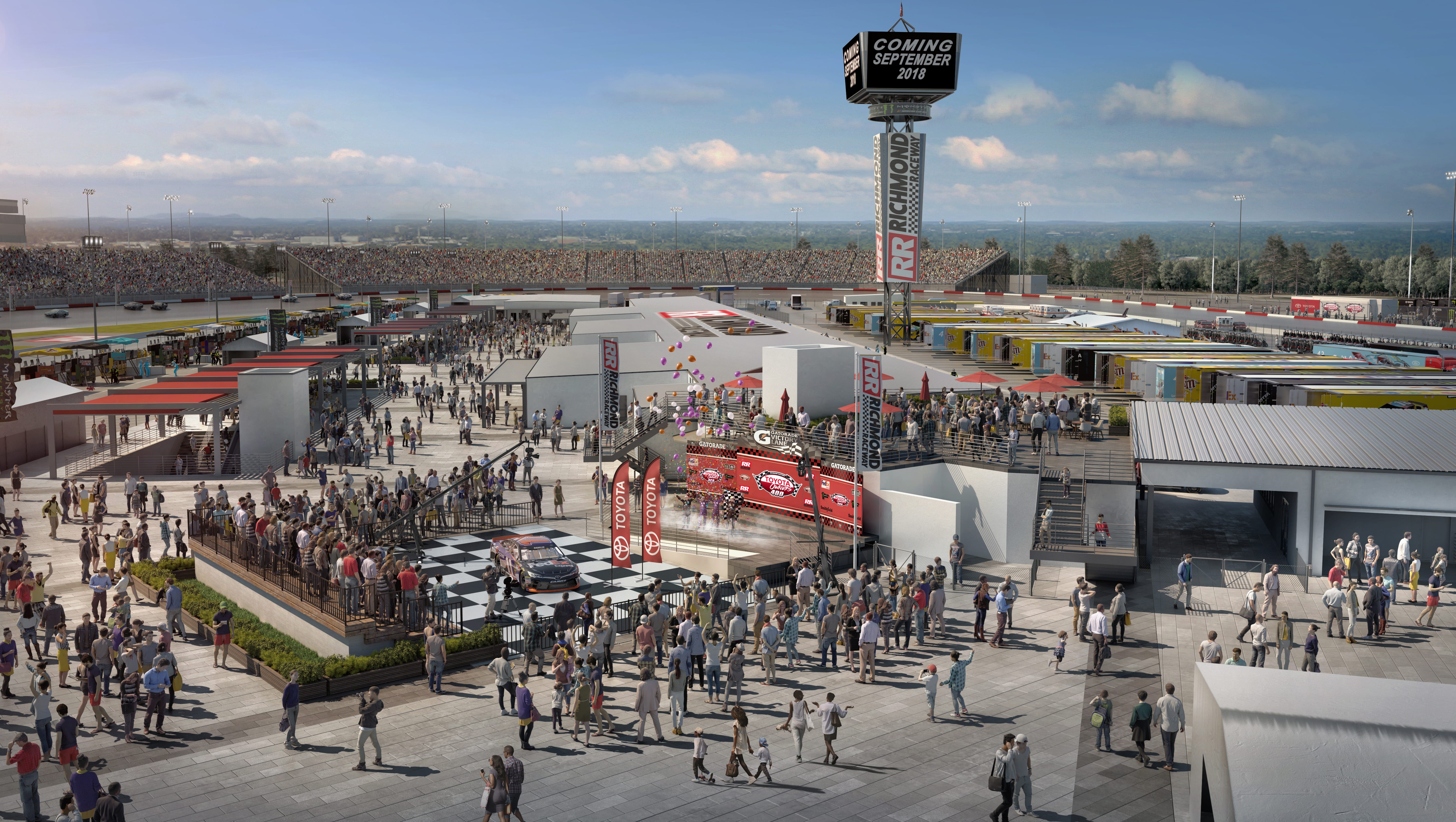 By September, Richmond Raceway will be far more fanfriendly