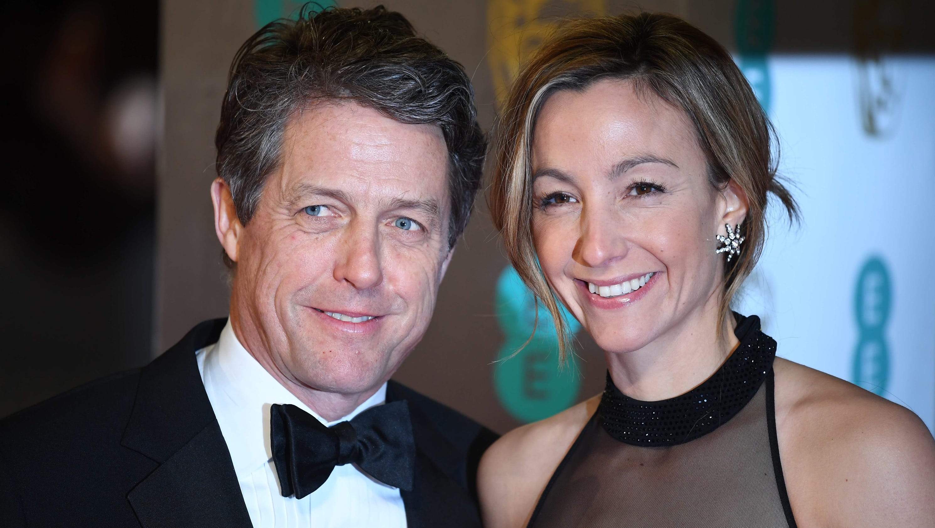 Hugh Grant 57 Steps Out As A Married Man With Wife Anna Eberstein