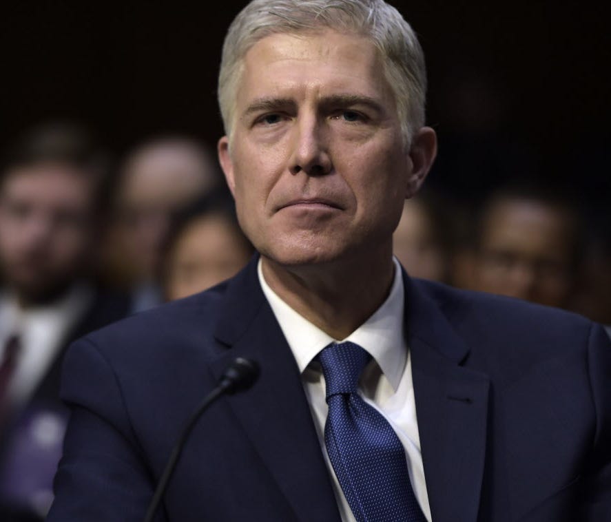 Neil Gorsuch during the Senate Judiciary Committee confirmation hearing in Capitol Hill on March 20, 2017.
