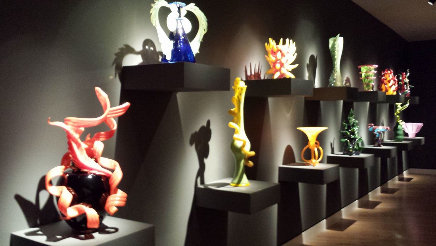 Inside and out, Crystal Bridges dazzles with glass art by Chihuly