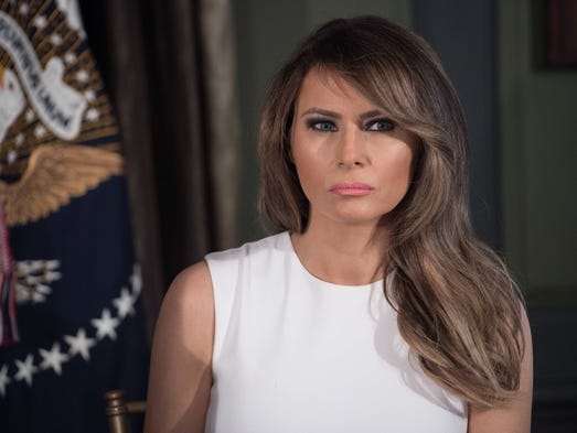 Unseen in public for two weeks, first lady Melania