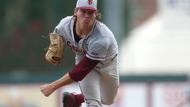 Junior pitcher and Tallahassee native Tyler Holton will be Florida State's Friday starter this season.