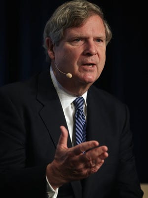 U.S. Secretary of Agriculture Tom Vilsack speaks during a discussion of the 83rd Winter Meeting of the United States Conference of Mayors on Jan. 23, 2015, in Washington, D.C.