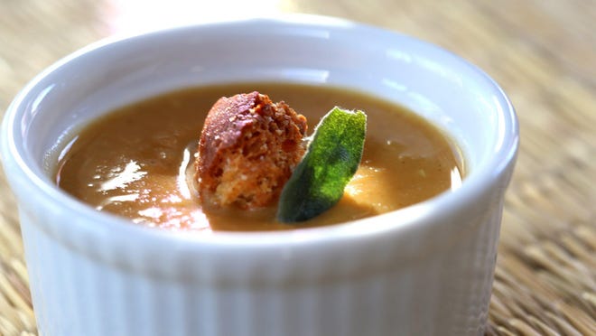 Pumpkin Curry Soup is a great way to use up leftover pumpkin puree.