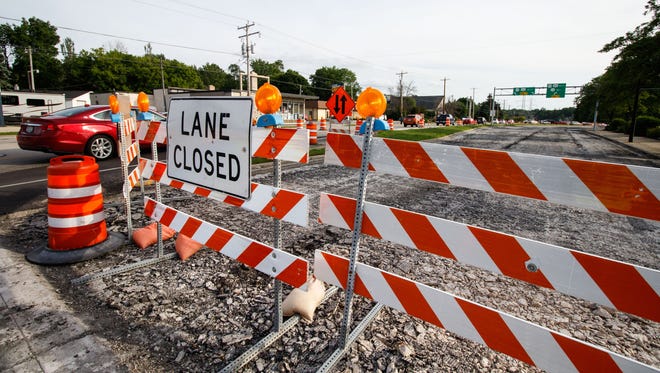 Two lanes of West Forest Home Avenue are closed, causing traffic headaches as seen on Thursday, June 28, 2018.