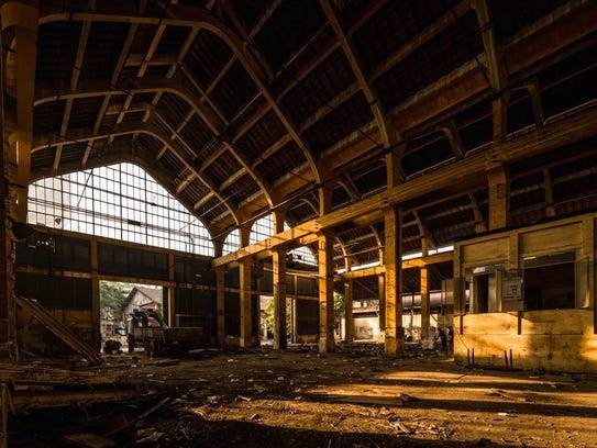 Inside the Ba Son shipyard as it was being demolished
