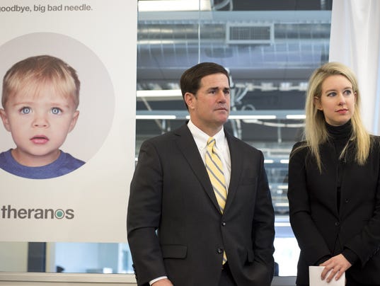 Theranos accused of 'massive fraud' and Gov. Doug Ducey is silent