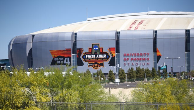 University of Phoenix Stadium hosts its first NCAA Men’s Final Four on Mar. 24, 2017 in Glendale, Ariz.