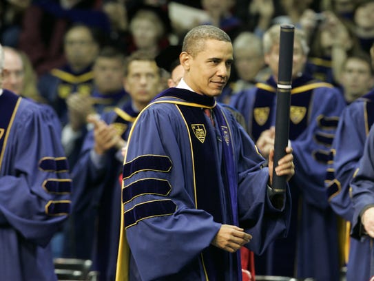 President Barack Obama receives of honorary degree