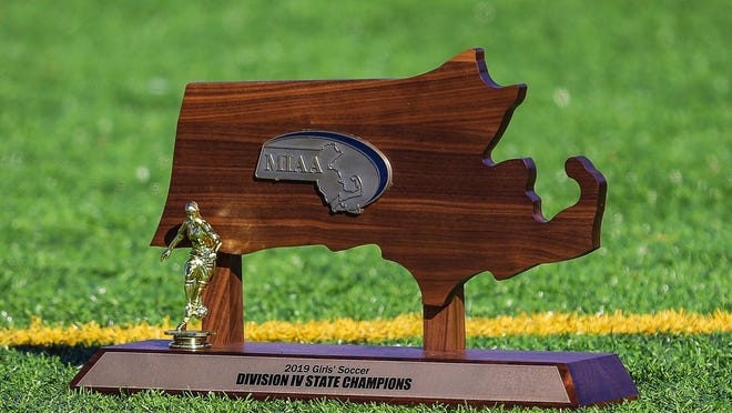 An MIAA state championship trophy.