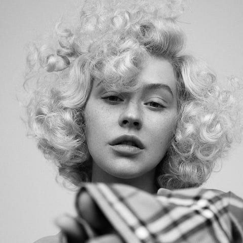 Christina Aguilera is daring to go bare.