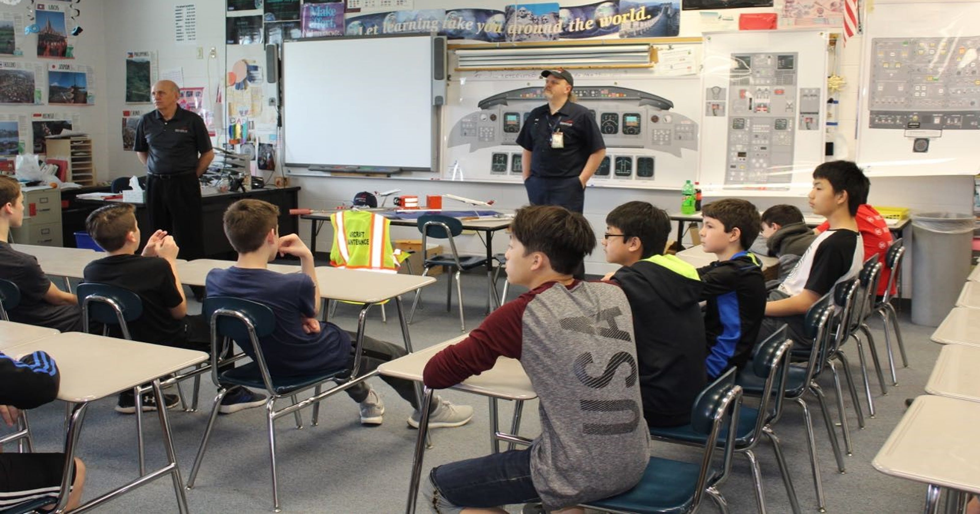 DC Everest Middle School open enrollment meeting for parochial, private, homeschool parents
