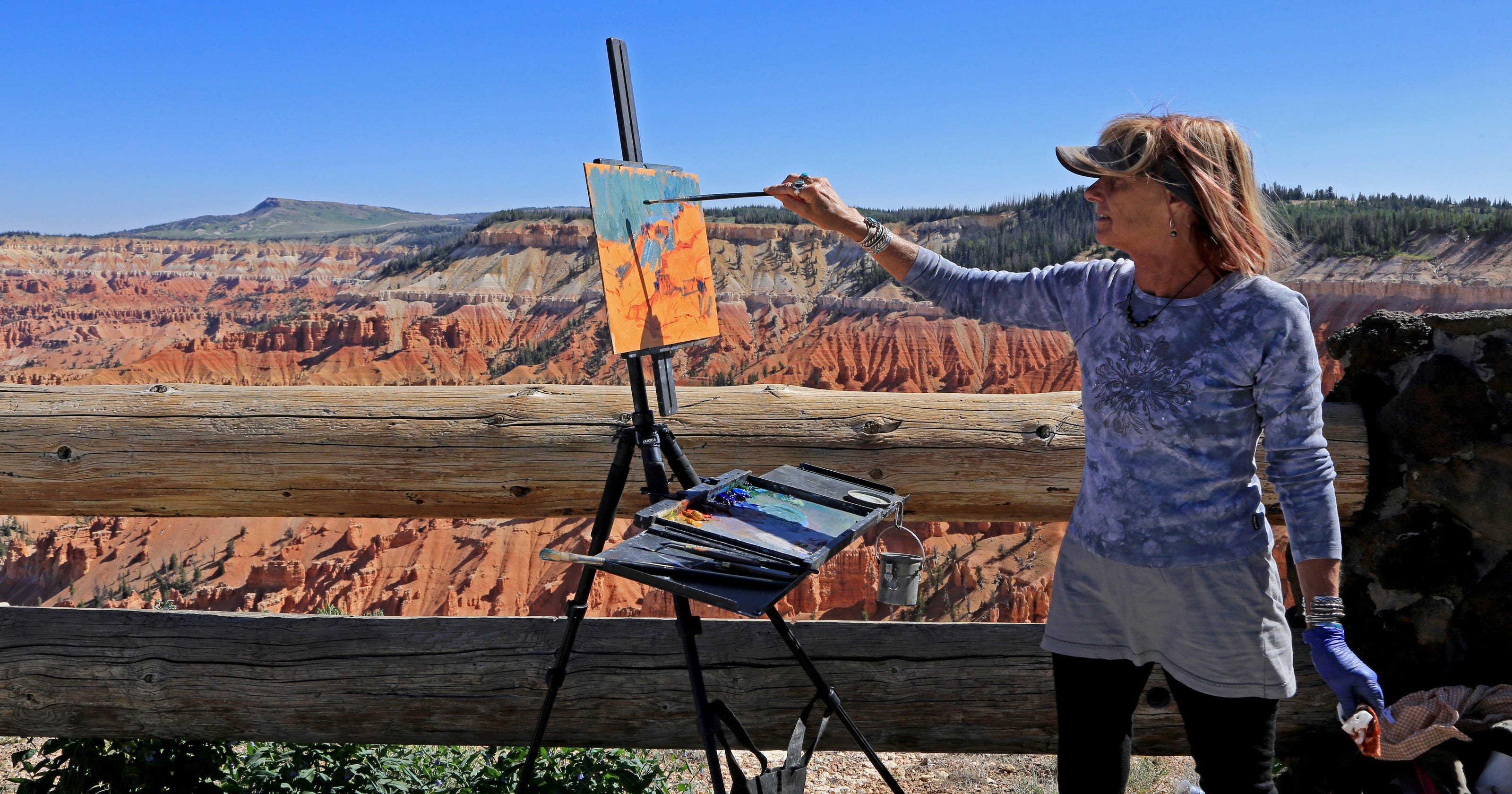 Plein Air Artists Battle Nature To Unveil Its Beauty