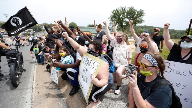 More than a hundred Black Lives Matters protesters and counter-protesters gathered in June outside Dixie Outfitters in Branson. On Aug. 11, Branson appointed its first Black member of the town's Board of Aldermen.