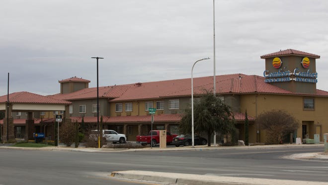 Police are searching for two suspects who fired shots during an armed robbery at the comfort inn on Avenida de Mesilla. Thursday, January 4, 2018.