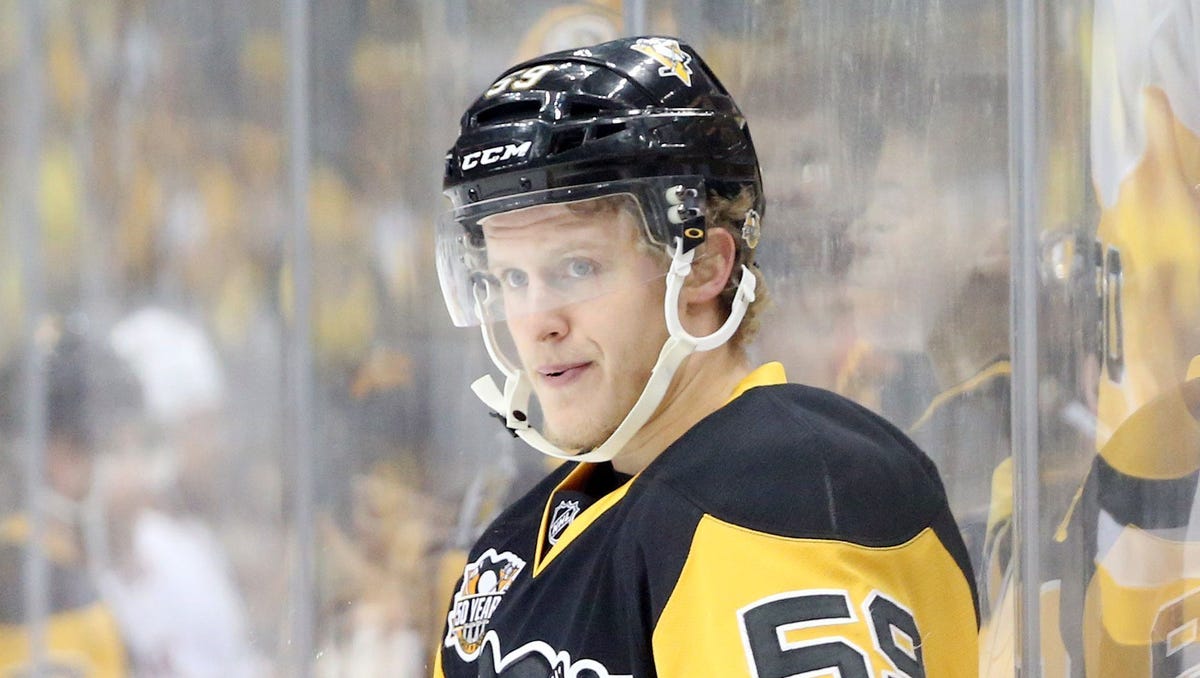Penguins rookie Jake Guentzel has become an NHL playoffs ...