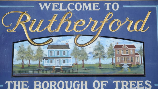 Rutherford welcome sign