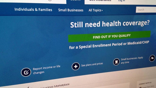 The healthcare.gov website, seen in February. A report from Families USA, a pro-Affordable Care Act group, said 132,000 Alabamians could lose their insurance if the U.S. Supreme Court strikes down subsidies offered through the ACA
