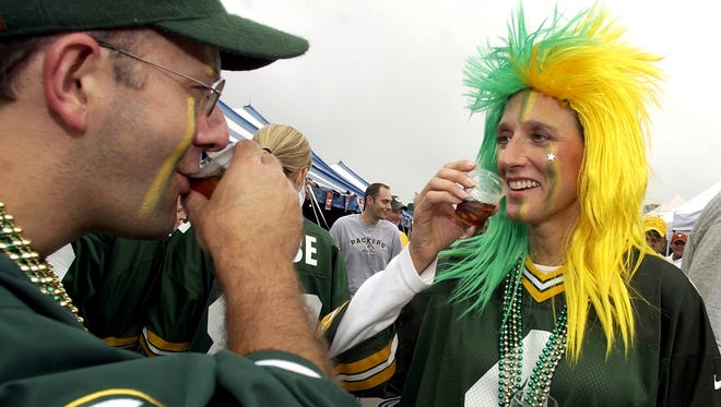 The stadium district near Lambeau Field will be awash in game-day revelry on Sunday.