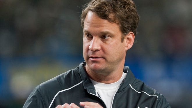 Alabama offensive coordinator Lane Kiffin before the Cotton Bowl on Thursday December 31, 2015 at AT&T Stadium in Arlington, Tx.