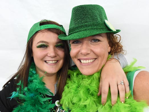 McKenzie Orfield (left) and Angie Raymond, both of