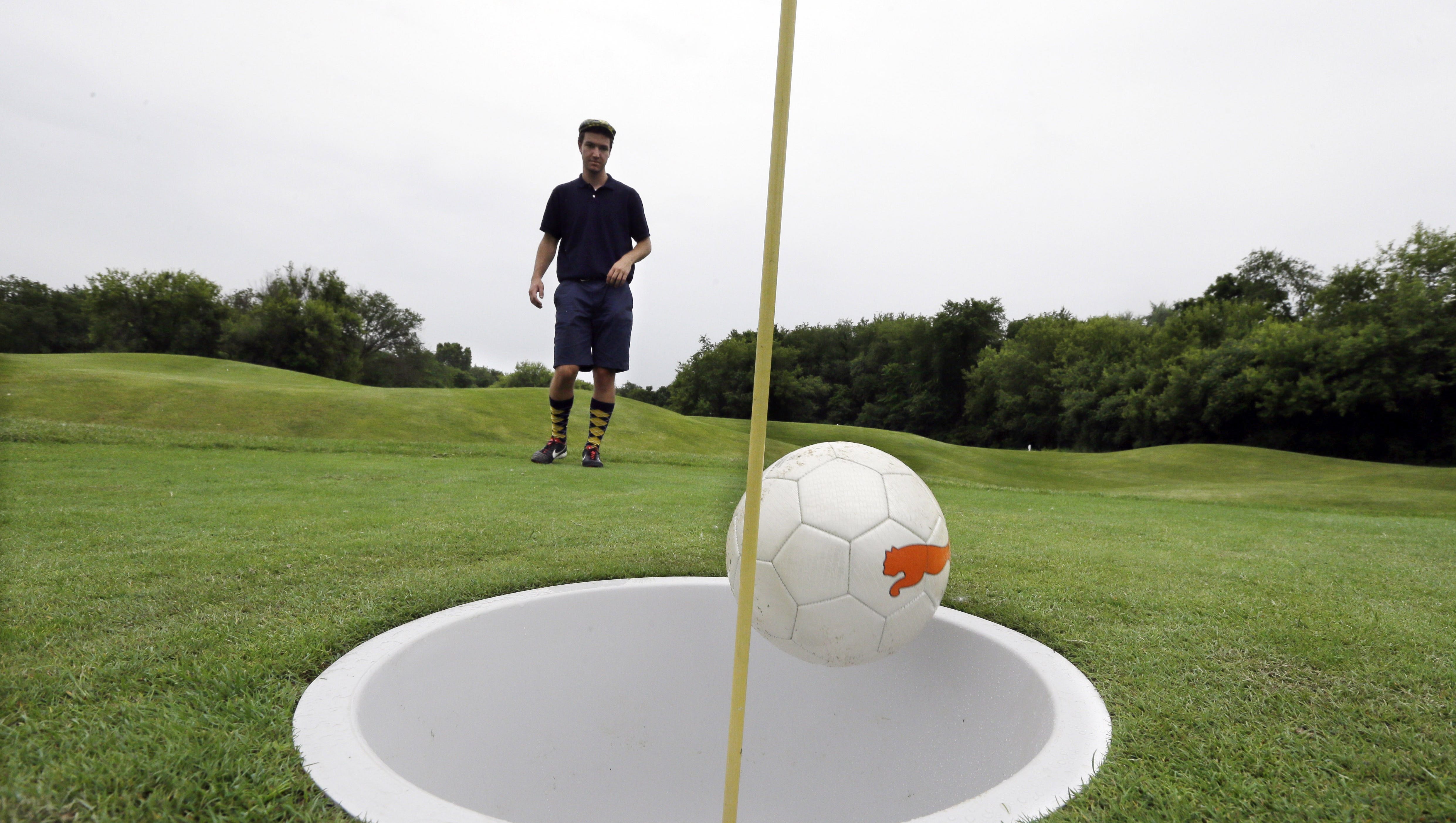 Footgolf More Players Get Kick Out Of Soccer Golf Combo