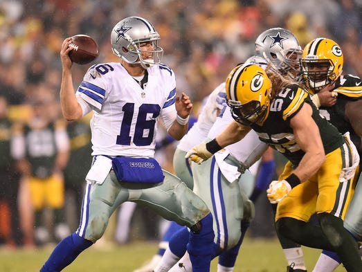 Green Bay Packers inside linebacker Clay Matthews (52)