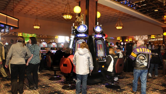 The scene at the Casino at Ocean Downs in Berlin, Md., during its grand opening on Tuesday, Jan. 4, 2011.