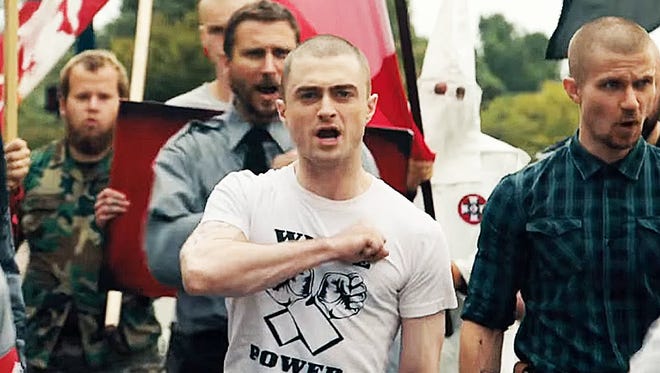 As an FBI agent who goes undercover to expose the terrorist activities of white supremacists, Daniel Radcliffe is far from Hogwarts in “Imperium.”