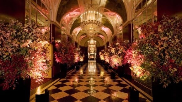 Luxe venues are popular.