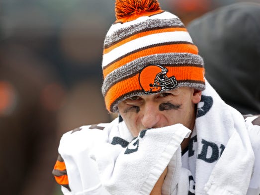 Cleveland Browns quarterback Johnny Manziel was released
