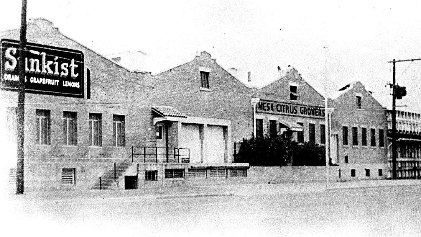 Mesa history Remnants of Mesa's agricultural past still remain