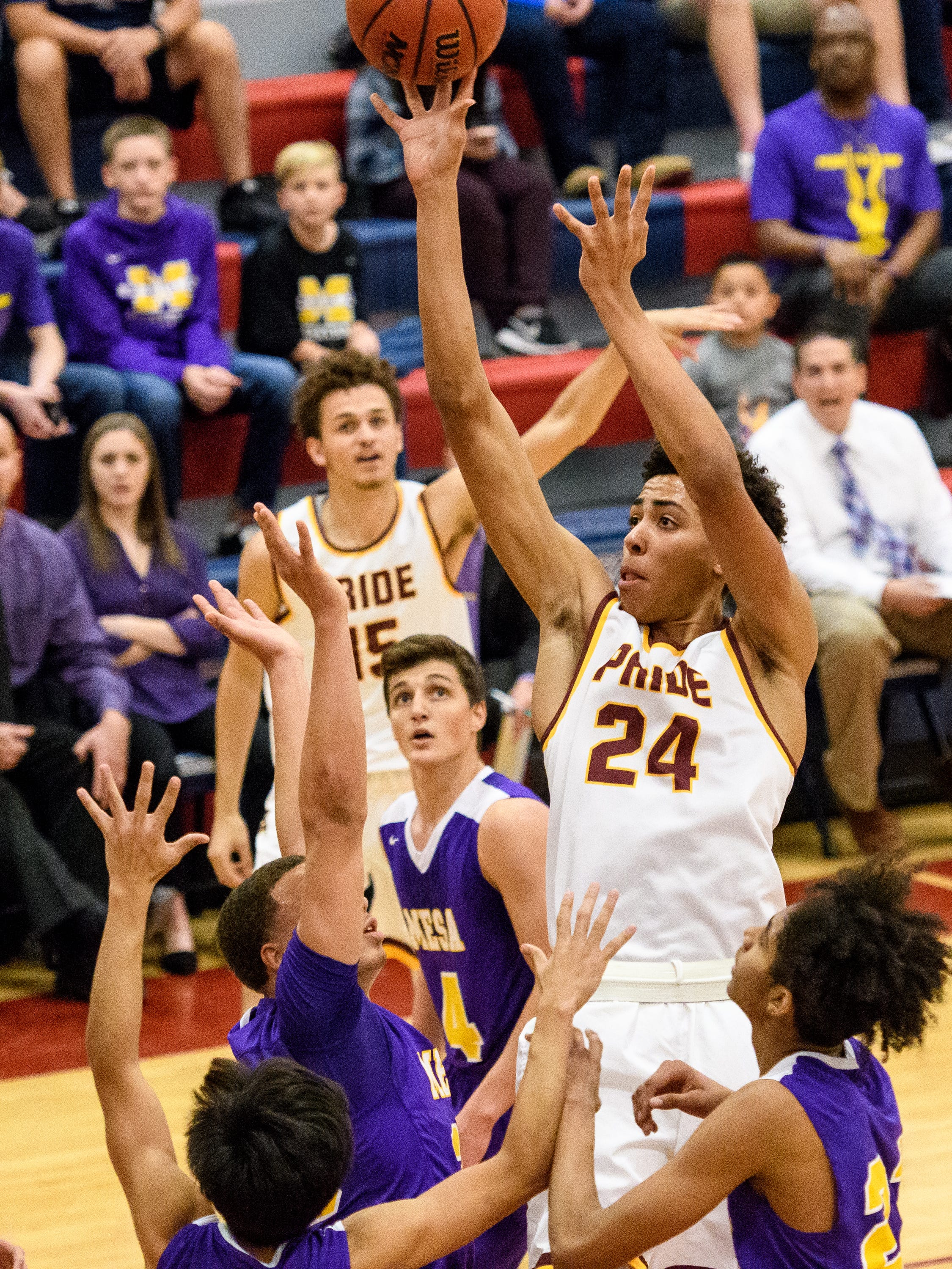 Mountain Pointe Edges Mesa For Mcclintock Basketball Tournament Title