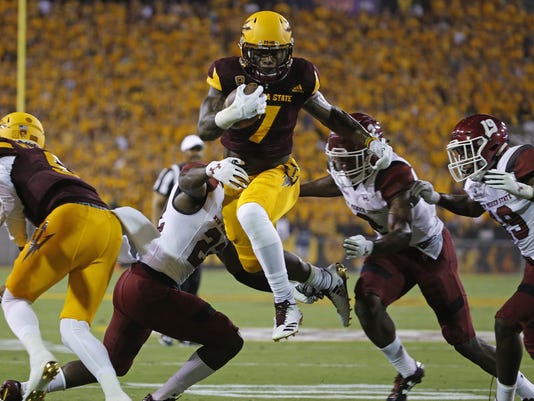 Nfl Draft Kalen Ballage Headlines Crop Of Asu Football