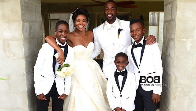 Gabrielle Union Marries Dwayne Wade Shares Photos Gabrielle Union Marries Dwayne Wade Shares Photos