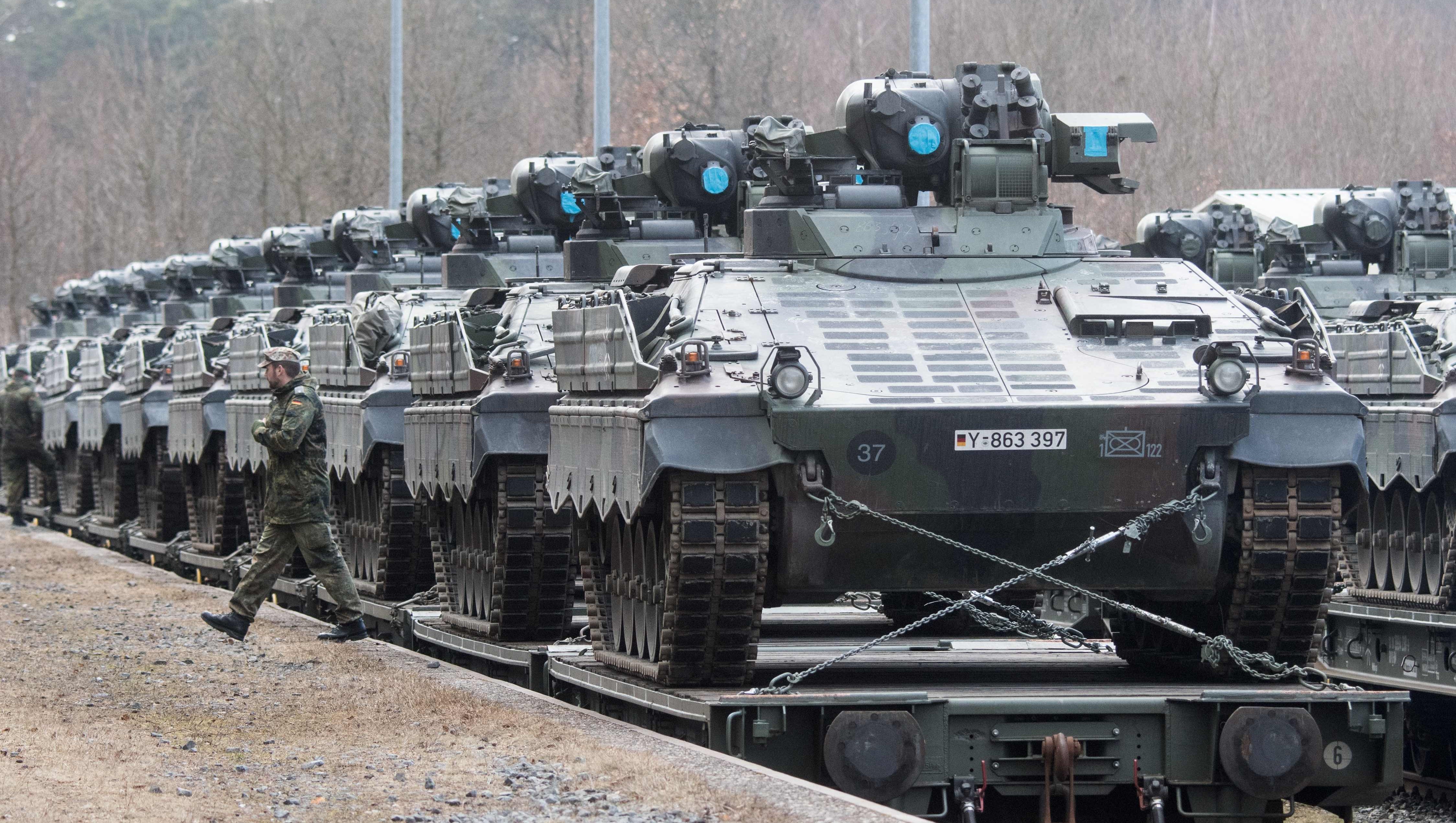 Germany rebuffs Trump's call for a big jump in military spending