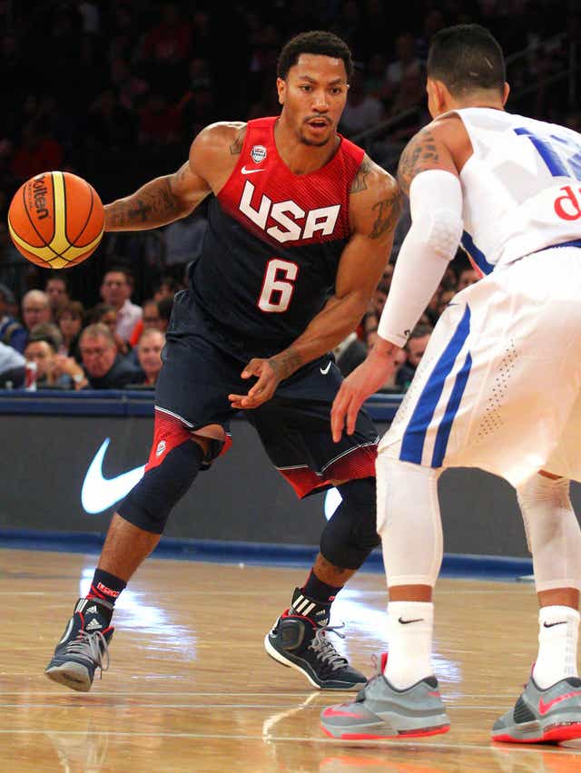 Derrick Rose Looks Phenomenal For Usa Vs Puerto Rico
