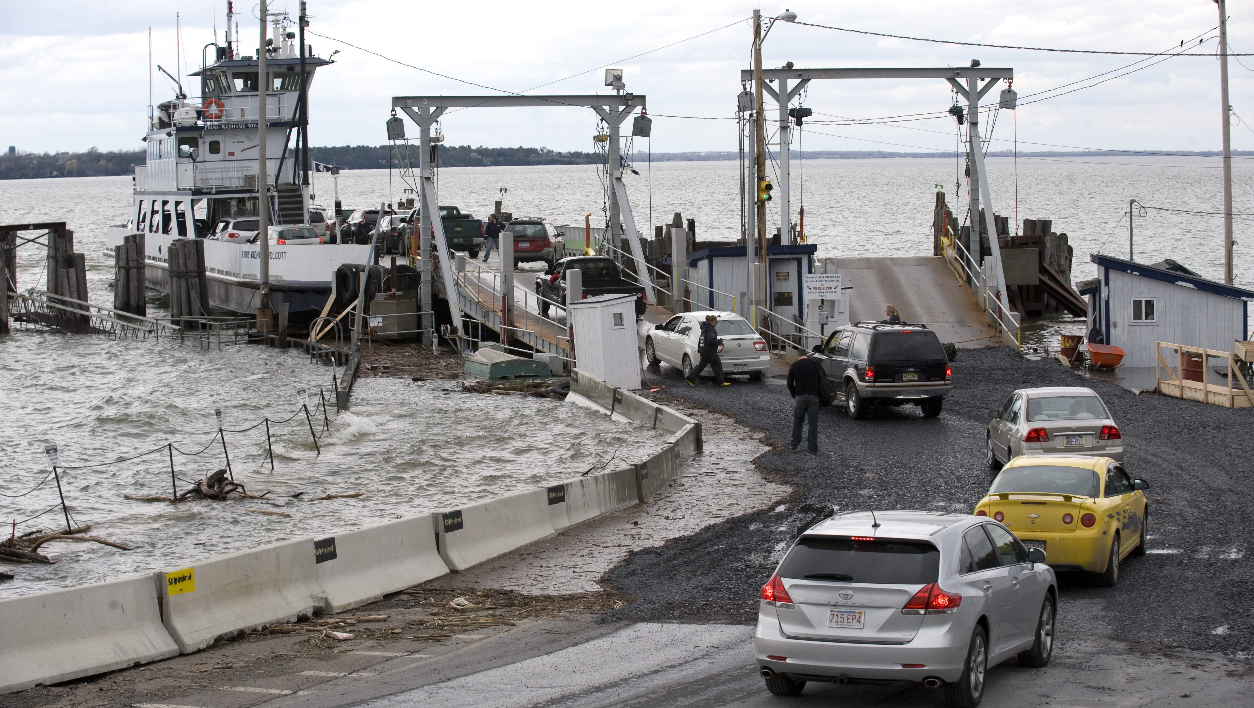 Grand Isle ferry on Lake Champlain closes due to high wind and waves